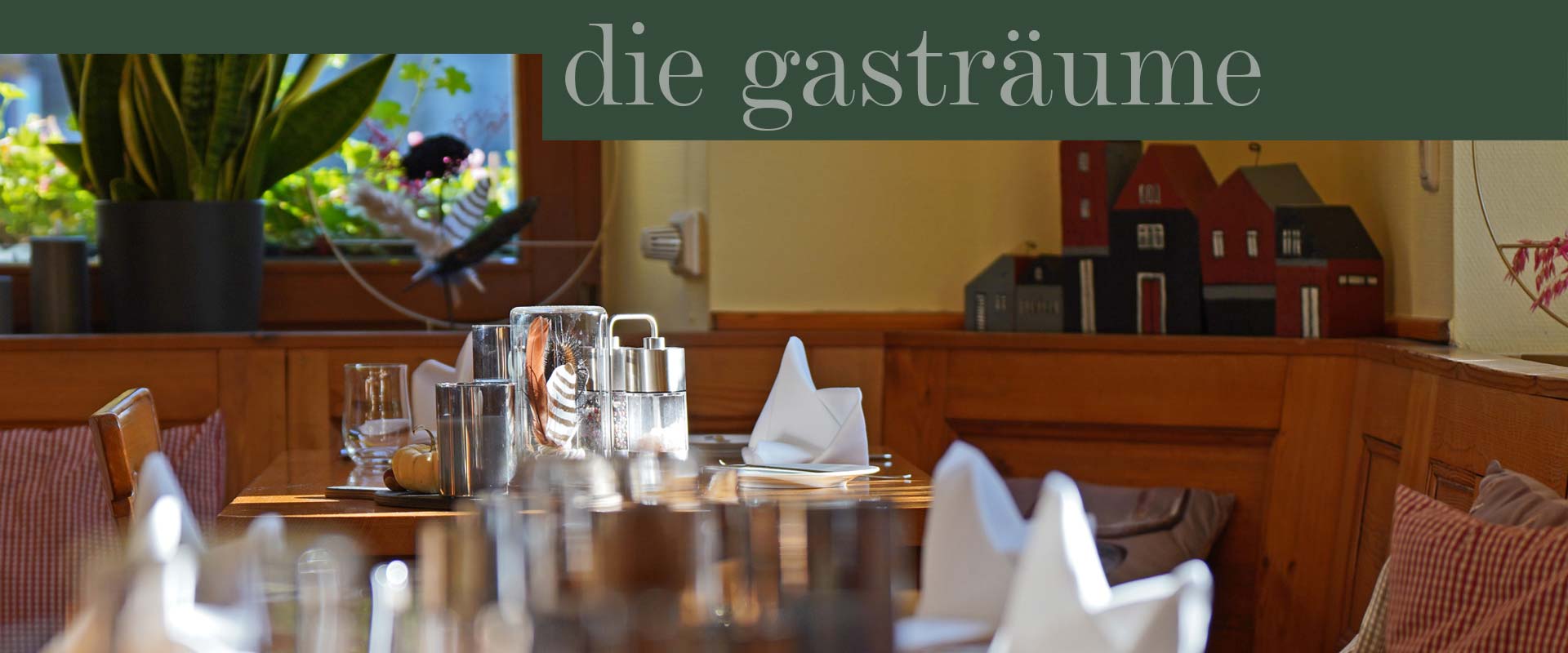 Gasträume Restaurant in Wiesentheid Franken