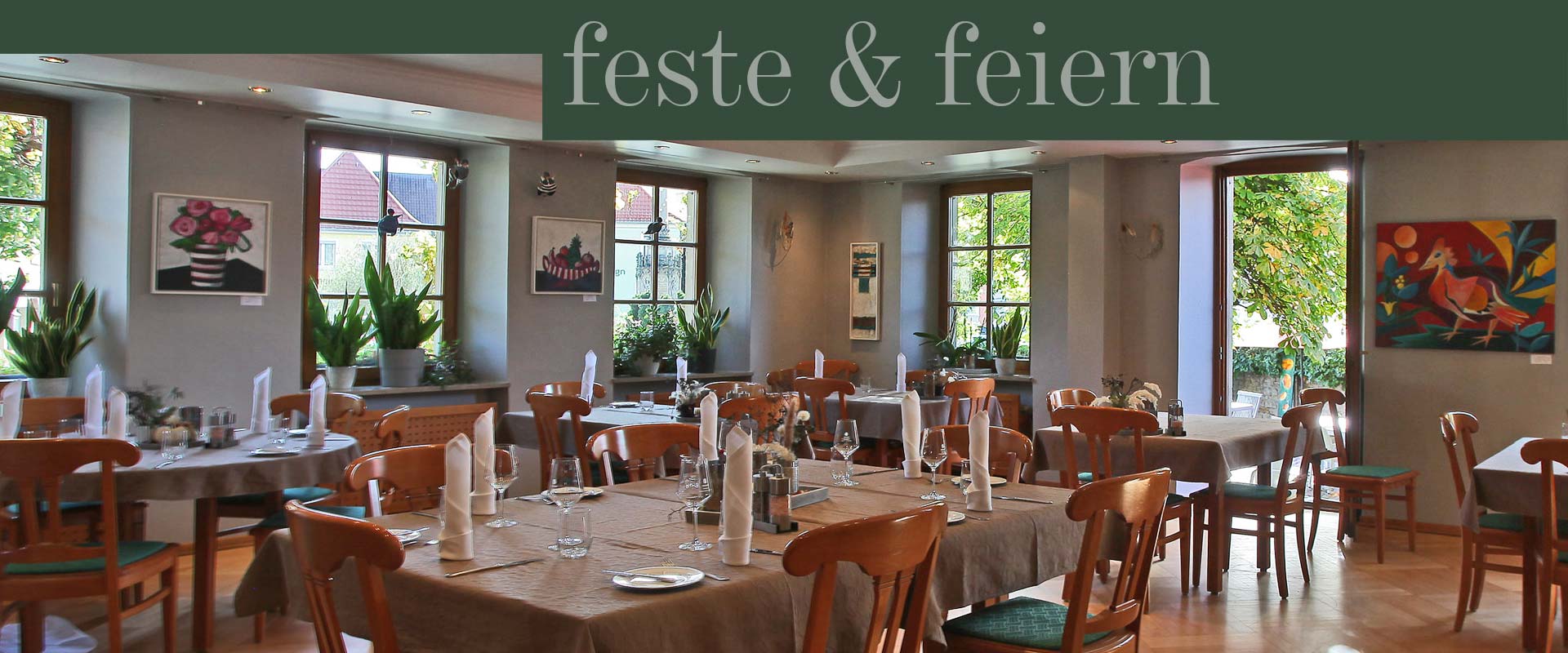 Feste Feiern in Wiesentheid Franken