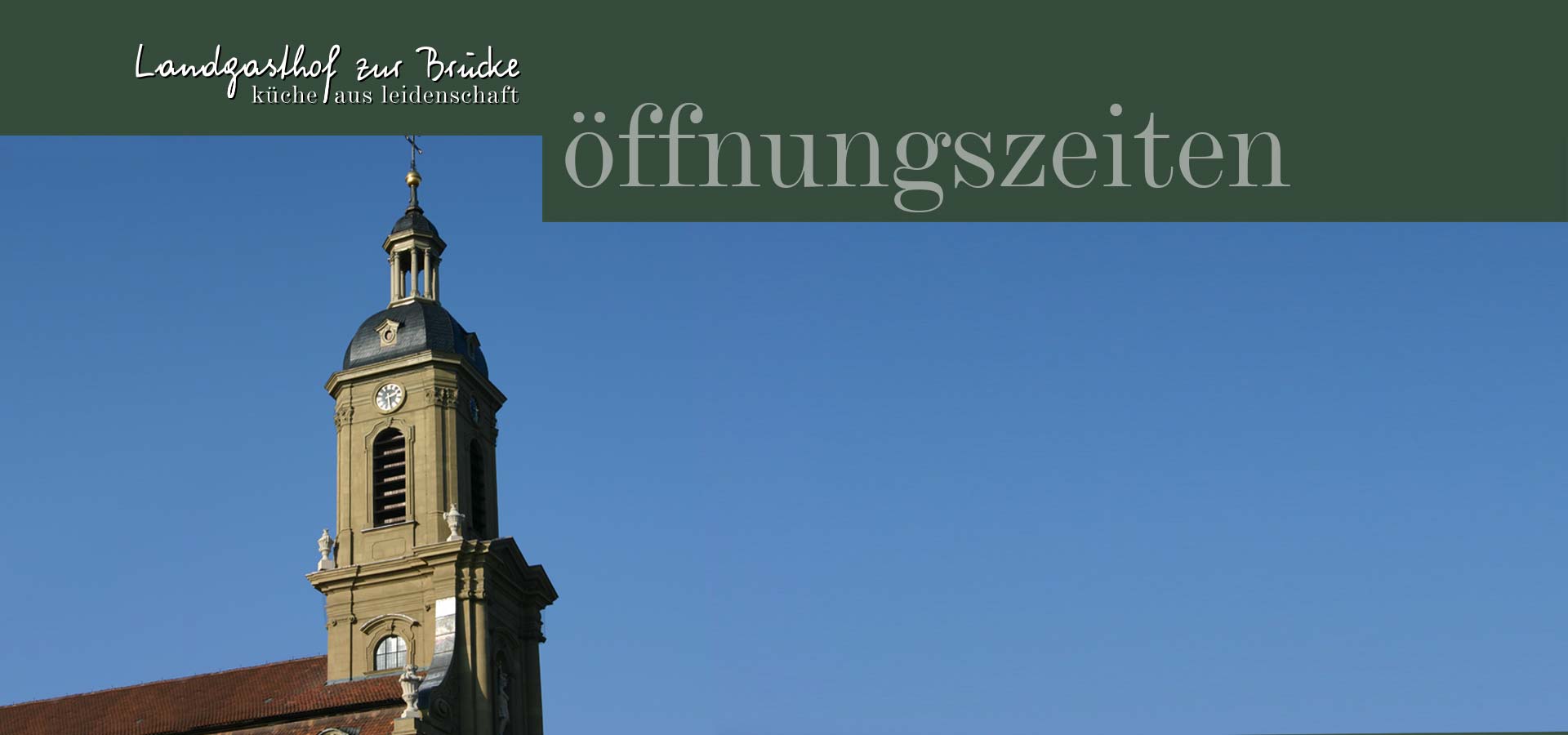 Öffnungszeiten Landgasthof zur Brücken Franken Wiesentheid